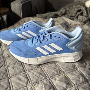 Adidas Durango 10 Light Blue and White Running Shoes